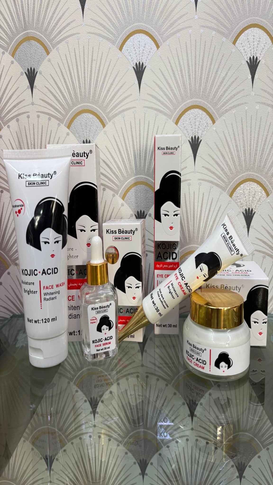 Pack  Facial Hidratante Kiss Beauty Ácido Kójico
