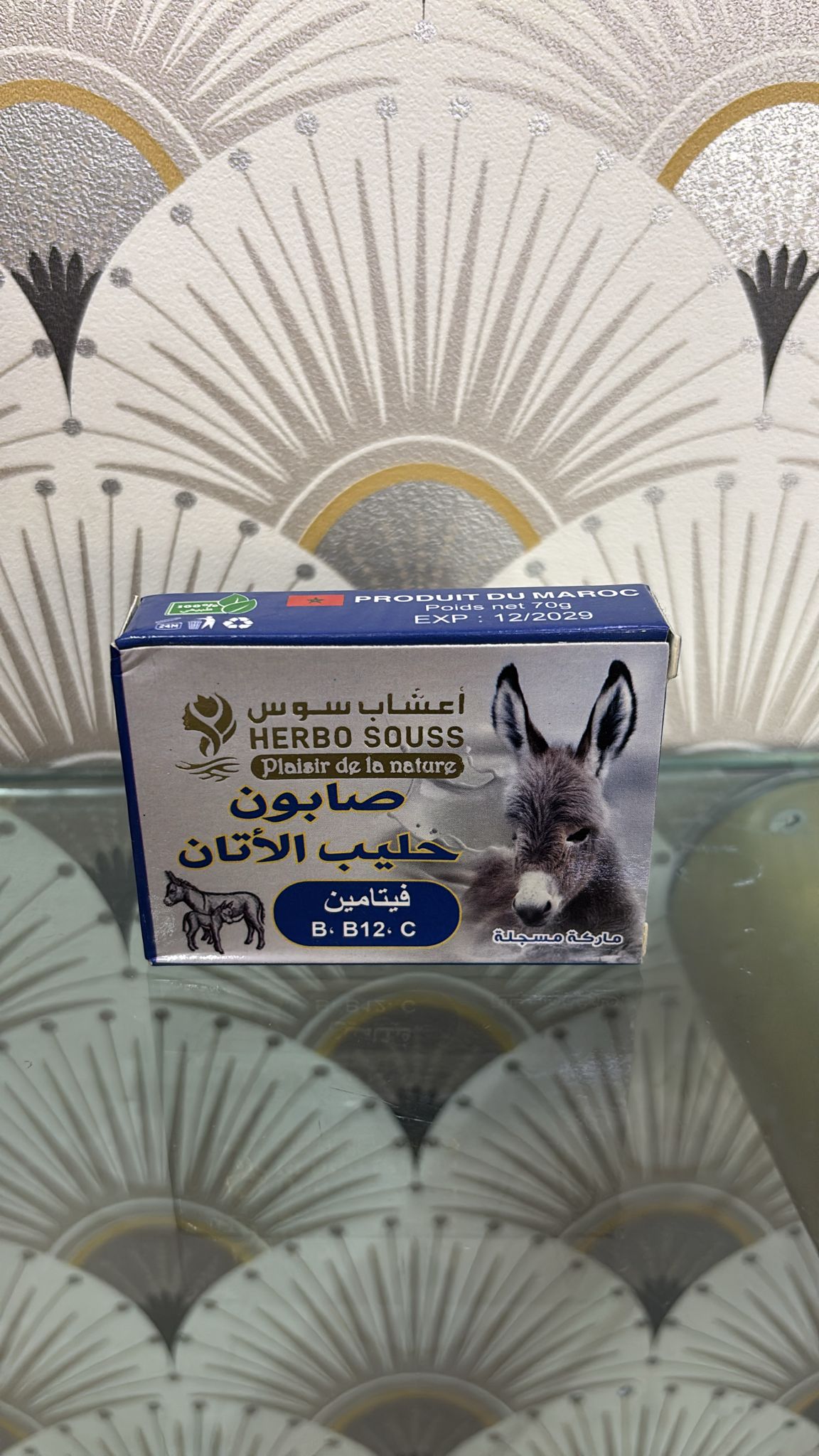 Jabón de leche de burra