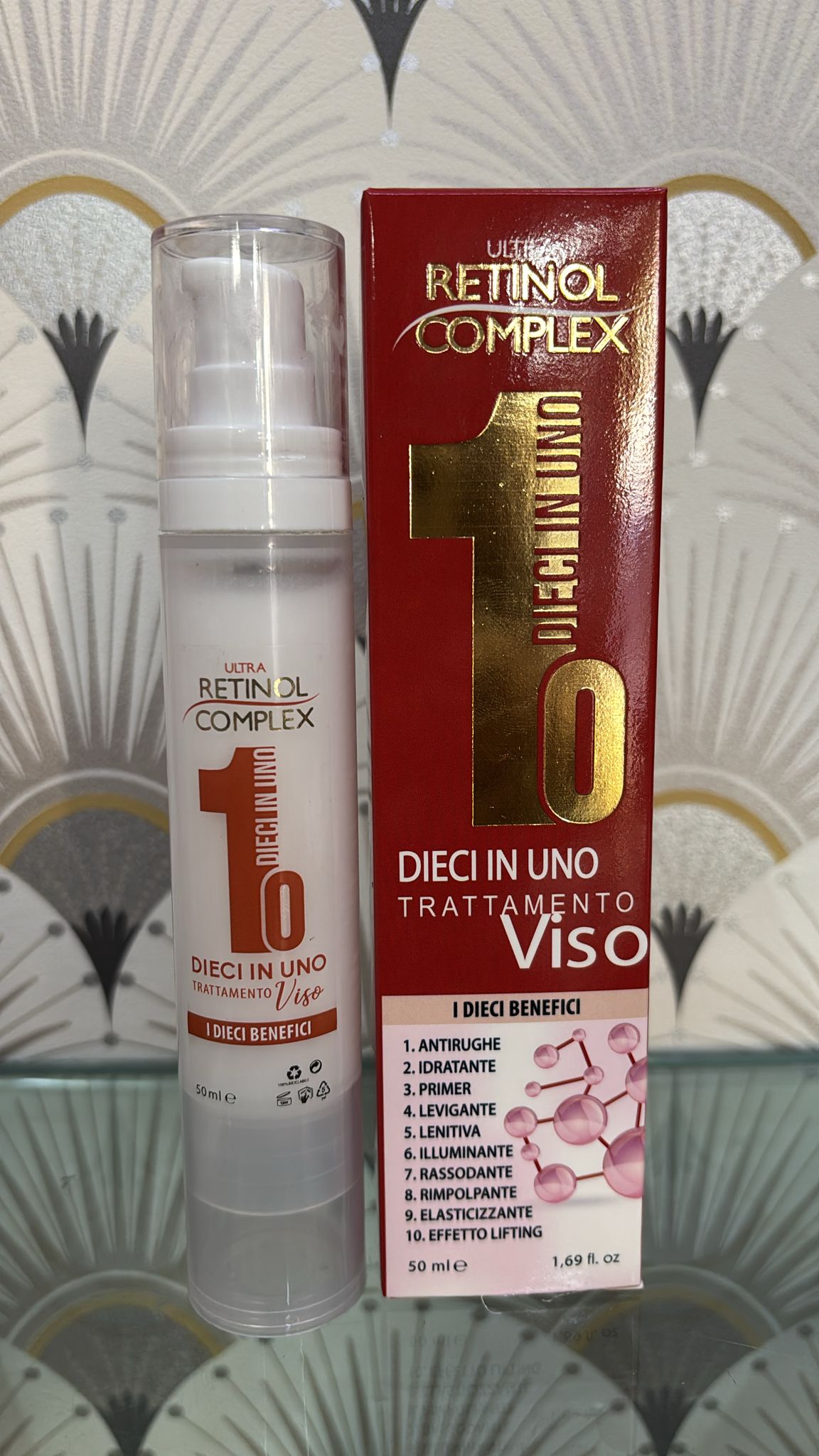 Tratamiento facial 10 en 1 Retinol complex