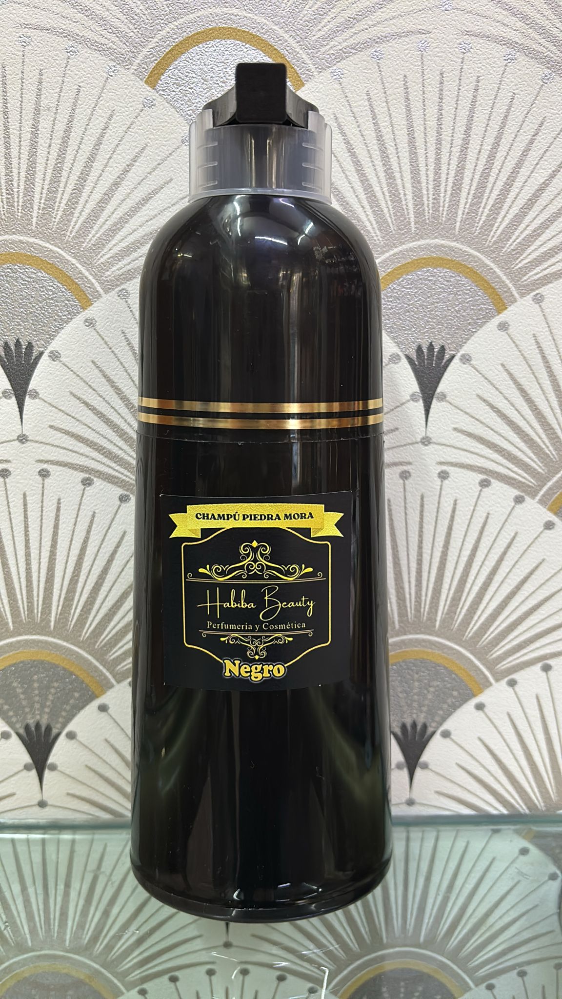 Champú Piedra Mora Habiba Beauty color negro
